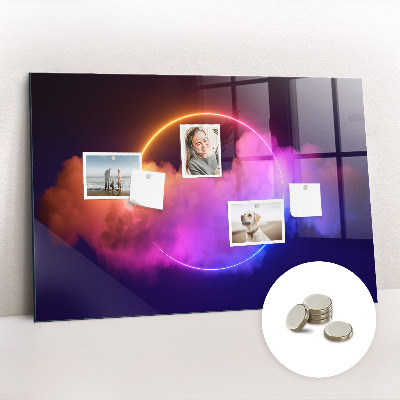 Tableau mural magnétique Abstraction de fumée 3D