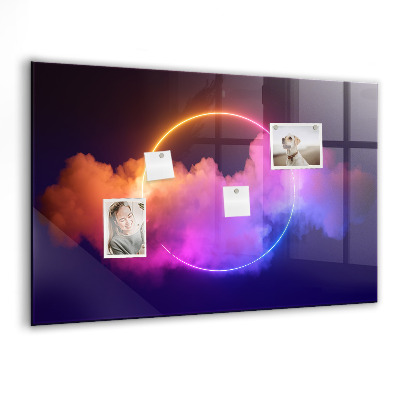 Tableau mural magnétique Abstraction de fumée 3D