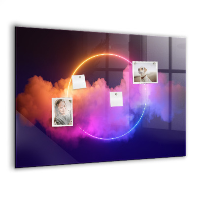 Tableau mural magnétique Abstraction de fumée 3D