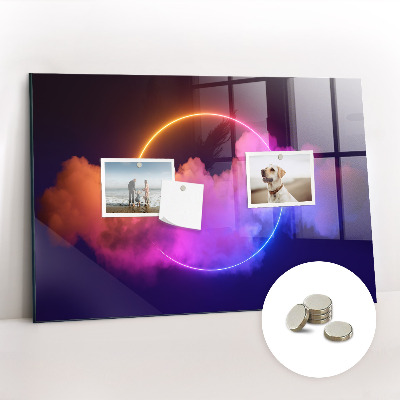 Tableau mural magnétique Abstraction de fumée 3D