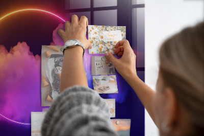 Tableau mural magnétique Abstraction de fumée 3D