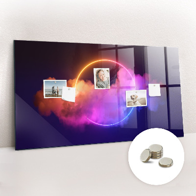 Tableau mural magnétique Abstraction de fumée 3D