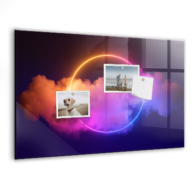 Tableau mural magnétique Abstraction de fumée 3D