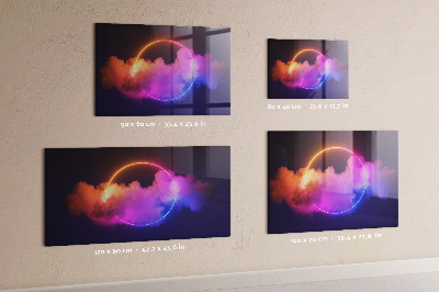 Tableau mural magnétique Abstraction de fumée 3D