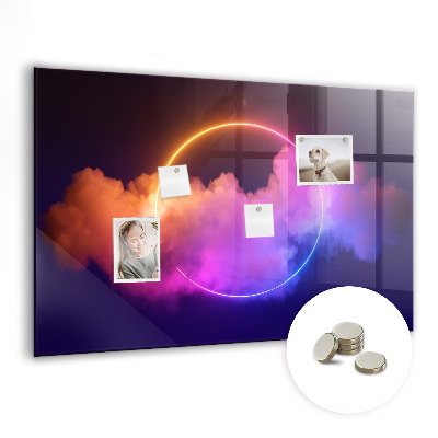 Tableau mural magnétique Abstraction de fumée 3D