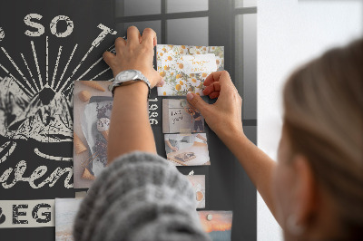 Tableau magnétique enfant Citation d'aventure