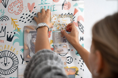 Tableau mural magnétique Images croquis