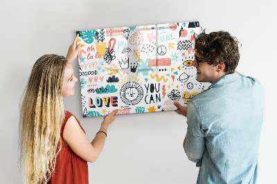 Tableau mural magnétique Images croquis