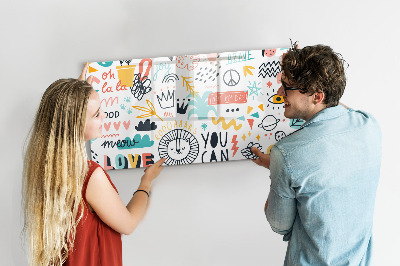Tableau mural magnétique Images croquis