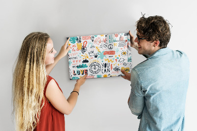 Tableau mural magnétique Images croquis
