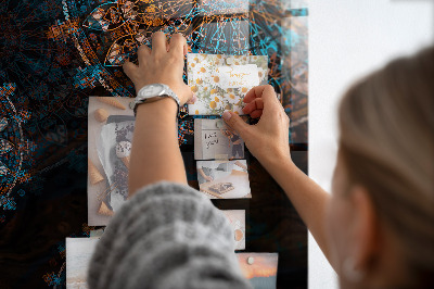 Tableau aimanté horizontal Motif mandala