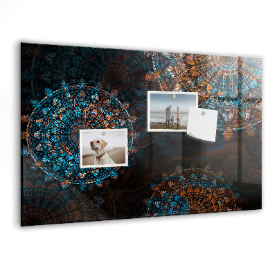 Tableau aimanté horizontal Motif mandala