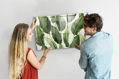Tableau aimanté horizontal feuilles de palmier