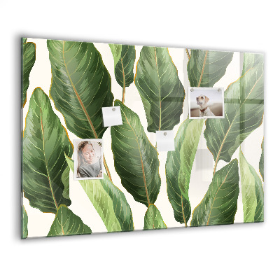 Tableau aimanté horizontal feuilles de palmier