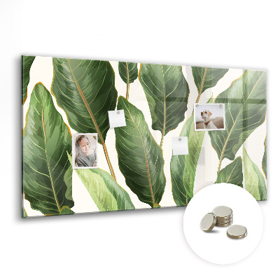 Tableau aimanté horizontal feuilles de palmier