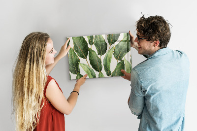 Tableau aimanté horizontal feuilles de palmier