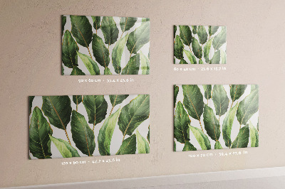 Tableau aimanté horizontal feuilles de palmier