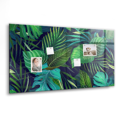 Tableau pour magnet Feuilles exotiques