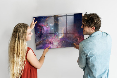 Tableau mural magnétique Monde galactique