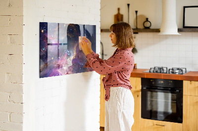 Tableau mural magnétique Monde galactique