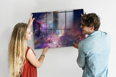 Tableau mural magnétique Monde galactique