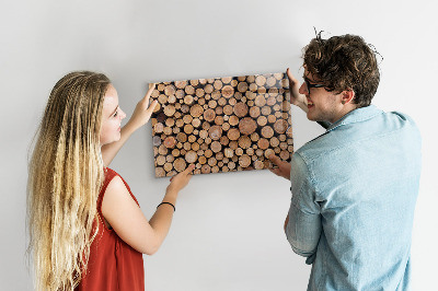 Tableau aimanté horizontal cernes des arbres