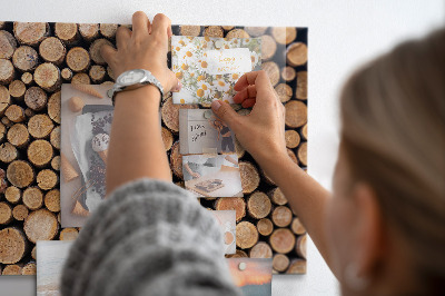 Tableau aimanté horizontal cernes des arbres