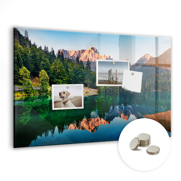 Tableau mural magnétique Paysage lacustre