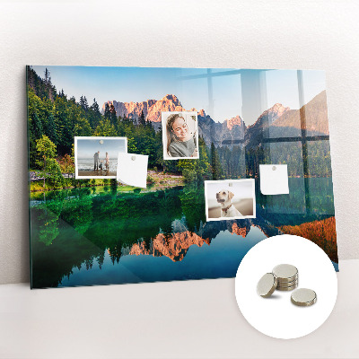 Tableau mural magnétique Paysage lacustre