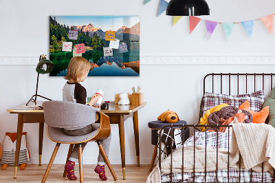 Tableau mural magnétique Paysage lacustre