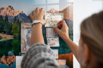 Tableau mural magnétique Paysage lacustre