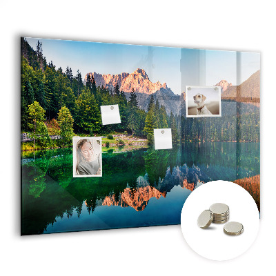 Tableau mural magnétique Paysage lacustre