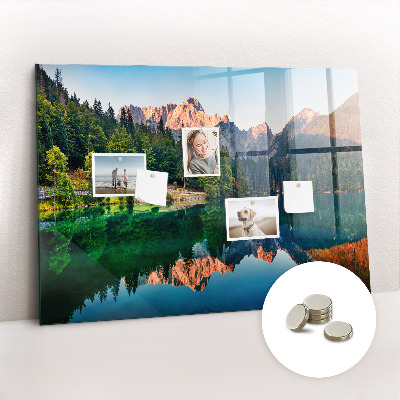 Tableau mural magnétique Paysage lacustre