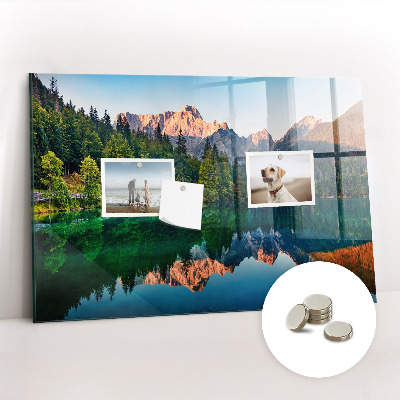 Tableau mural magnétique Paysage lacustre