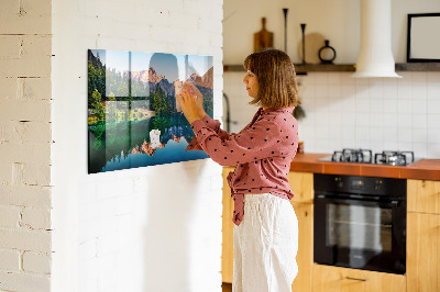 Tableau mural magnétique Paysage lacustre