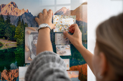 Tableau mural magnétique Paysage lacustre