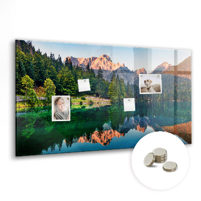 Tableau mural magnétique Paysage lacustre