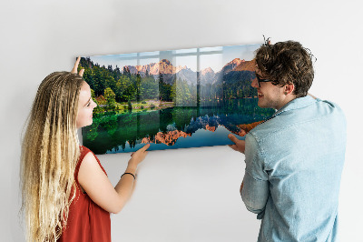 Tableau mural magnétique Paysage lacustre
