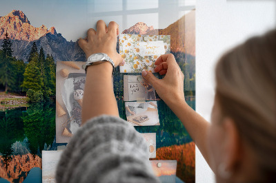 Tableau mural magnétique Paysage lacustre