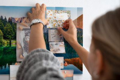 Tableau mural magnétique Paysage lacustre