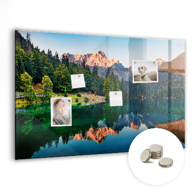 Tableau mural magnétique Paysage lacustre
