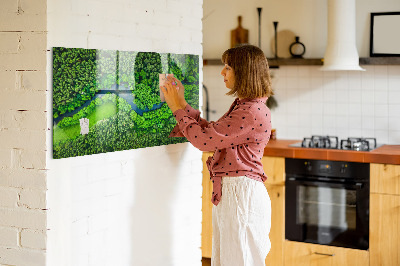 Tableau mural magnétique Rivière dans la forêt