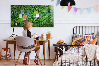Tableau mural magnétique Rivière dans la forêt
