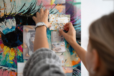 Tableau mural magnétique La pupille de l'œil humain