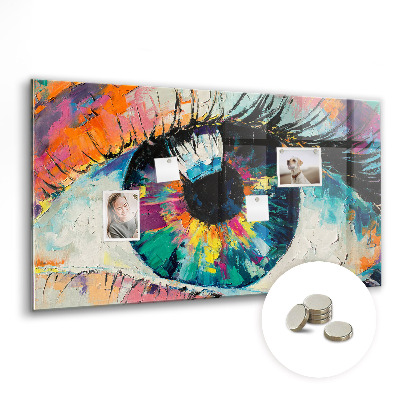 Tableau mural magnétique La pupille de l'œil humain
