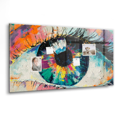 Tableau mural magnétique La pupille de l'œil humain