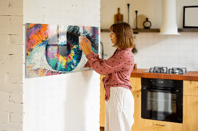 Tableau mural magnétique La pupille de l'œil humain