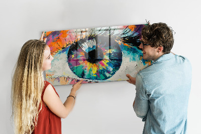 Tableau mural magnétique La pupille de l'œil humain