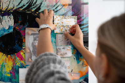 Tableau mural magnétique La pupille de l'œil humain
