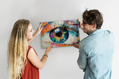 Tableau mural magnétique La pupille de l'œil humain